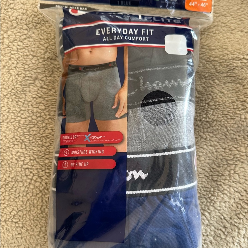 NWT Champion Elite  5 boxer briefs 2XL